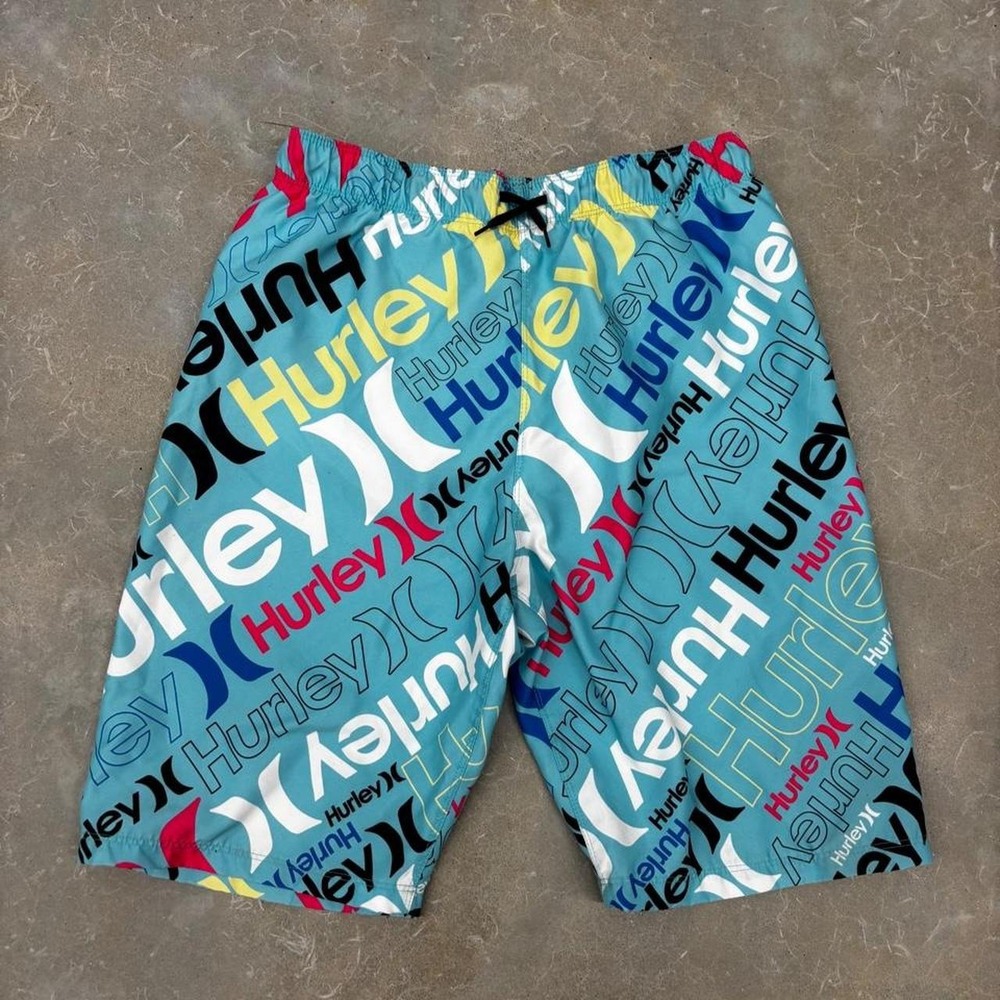 HURLEY TIE-DYE GRAPHIC BOARD SHORTS